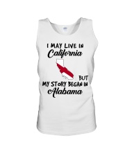 Began In Alabama - Live In California Unisex Tank tile