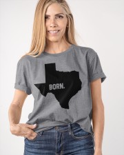 Texas - Born Classic T-Shirt apparel-classic-tshirt-lifestyle-front-100