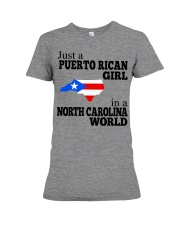 PUERTO RICAN GIRL IN NORTH CAROLINA Premium Fit Ladies Tee tile