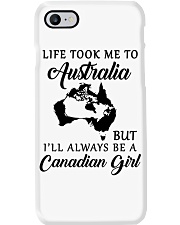 LIFE TOOK ME TO AUSTRALIA BE A CANADIAN GIRL Phone Case tile