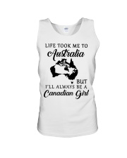 LIFE TOOK ME TO AUSTRALIA BE A CANADIAN GIRL Unisex Tank tile