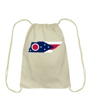 OHIO FLAG IN TENNESSEE Drawstring Bag tile