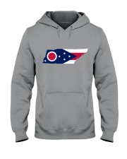 OHIO FLAG IN TENNESSEE Hooded Sweatshirt front