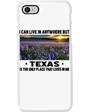 Texas Only Place Lives In Me Phone Case tile