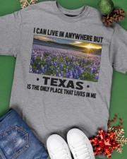 Texas Only Place Lives In Me Classic T-Shirt apparel-classic-tshirt-lifestyle-back-69