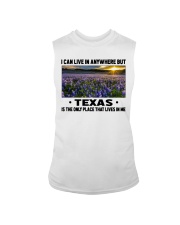 Texas Only Place Lives In Me Sleeveless Tee tile
