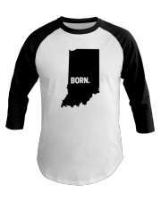 Indiana - Born Baseball Tee tile