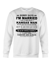 Sorry Guys I'm Married - Kansas Man Crewneck Sweatshirt tile