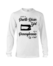 PUERTO RICAN GIRL IN PENNSYLVANIA Long Sleeve Tee tile