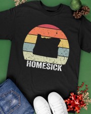 Vintage Homesick Oregon Classic T-Shirt apparel-classic-tshirt-lifestyle-back-69