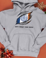 Don't Forget Your Roots - Brooklyn Hooded Sweatshirt apparel-hooded-sweatshirt-lifestyle-front-65