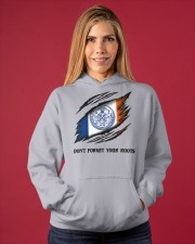 Don't Forget Your Roots - Brooklyn Hooded Sweatshirt apparel-hooded-sweatshirt-lifestyle-front-86