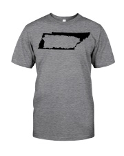 MAP PUERTO RICO IN TENNESSEE Classic T-Shirt front