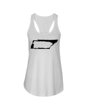 MAP PUERTO RICO IN TENNESSEE Ladies Flowy Tank tile