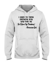 Peruvian Girl Gave Up Thinking Hooded Sweatshirt tile