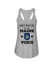 Don't make me use my Maine voice Ladies Flowy Tank tile