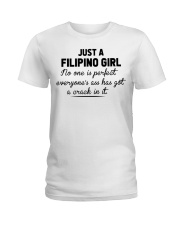 Filipino Girl - No One Is Perfect Ladies T-Shirt tile
