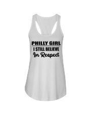 Philly Girl I Still Believe In Respect Ladies Flowy Tank tile