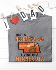 Nebraska Guy Living In Minnesota Classic T-Shirt apparel-classic-tshirt-lifestyle-front-207