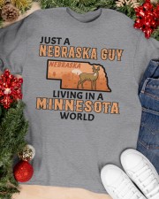Nebraska Guy Living In Minnesota Classic T-Shirt apparel-classic-tshirt-lifestyle-front-81