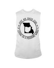 OHIO GIRL LIVING IN MISSOURI Sleeveless Tee tile