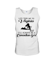 LIFE TOOK ME TO VIRGINIA BE A CANADIAN GIRL Unisex Tank tile