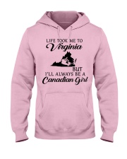 LIFE TOOK ME TO VIRGINIA BE A CANADIAN GIRL Hooded Sweatshirt front