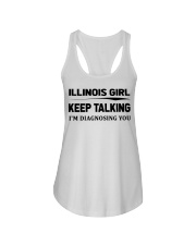 Illinois Girl - I'm Diagnosing Ladies Flowy Tank tile