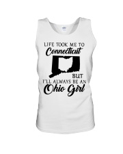 OHIO GIRL LIFE TOOK ME TO CONNECTICUT Unisex Tank tile