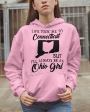 OHIO GIRL LIFE TOOK ME TO CONNECTICUT Hooded Sweatshirt apparel-hooded-sweatshirt-lifestyle-07