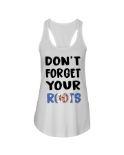 Minnesota Flag Don't Forget Your Roots Ladies Flowy Tank tile