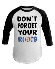 Minnesota Flag Don't Forget Your Roots Baseball Tee tile