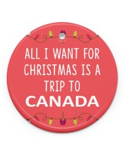 A Trip To Canada Circle ornament - single (porcelain) front