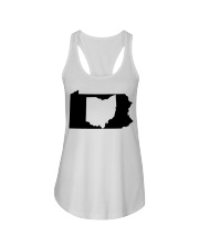 MAP OHIO IN PENNSYLVANIA Ladies Flowy Tank tile