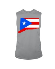 FLAG PUERTO RICO IN CONNECTICUT Sleeveless Tee tile