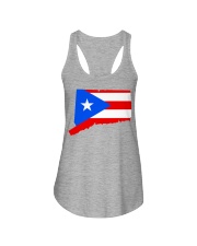 FLAG PUERTO RICO IN CONNECTICUT Ladies Flowy Tank tile