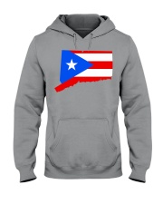 FLAG PUERTO RICO IN CONNECTICUT Hooded Sweatshirt tile