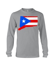 FLAG PUERTO RICO IN CONNECTICUT Long Sleeve Tee tile