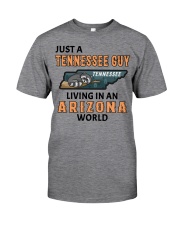 Tennessee Guy Living In Arizona Classic T-Shirt front