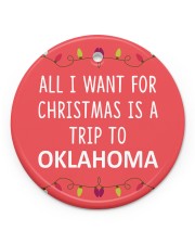A Trip To Oklahoma Circle ornament - single (porcelain) front