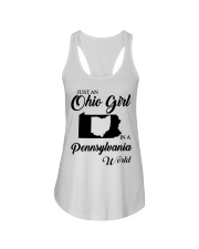 OHIO GIRL IN PENNSYLVANIA Ladies Flowy Tank tile
