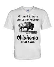 A Little Trip Around Oklahoma V-Neck T-Shirt tile