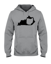 MAP OHIO IN KENTUCKY Hooded Sweatshirt front