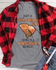 South Carolina Girl Living In Virginia Classic T-Shirt apparel-classic-tshirt-lifestyle-front-217