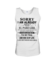 Taken By A Freaking - El Paso Girl Unisex Tank tile