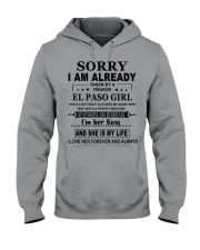 Taken By A Freaking - El Paso Girl Hooded Sweatshirt front