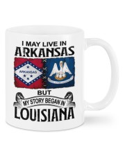 Began In Louisiana - May Live In Arkansas Mugs tile