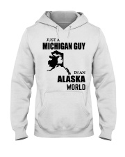 MICHIGAN GUY IN ALASKA Hooded Sweatshirt tile