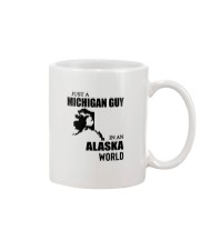 MICHIGAN GUY IN ALASKA Mug tile