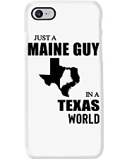 MAINE GUY IN TEXAS Phone Case tile